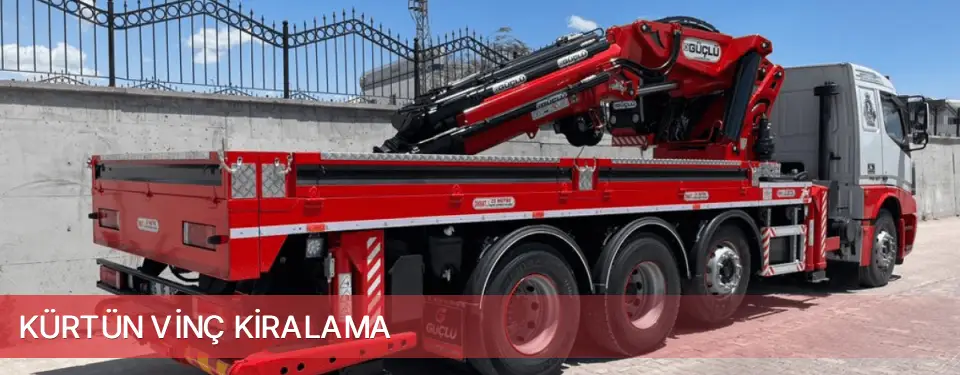 Kürtün İlçemi Vinç Kiralama
